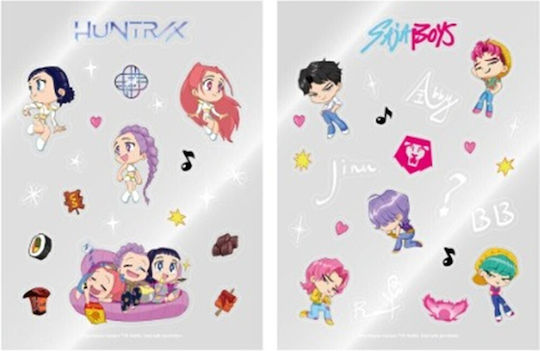 K-pop Dämonenjäger Netflix Offizielles Light Stick Deco Aufkleber Pack