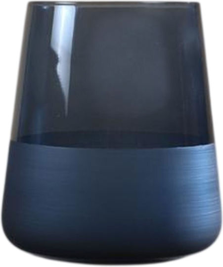 Oriana Ferelli Set Brillen Whiskey aus Glas Blau 420ml RKMTT380BL 4 Stück