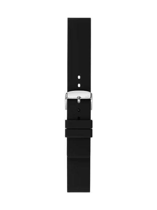 Morellato Tunguska Gummi-Armband Schwarz 20mm