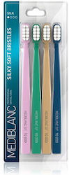Toothbrush Soft Bristles 4 Pcs
