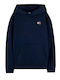 Kinder-Sweatshirt mit Kapuze und Taschen Dunkelblau