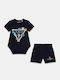 Guess Set Bodysuit with Shorts Navy Blue