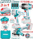 Set Scule cu Acumulator Total Tosli250593e 20 V 2 x 8 Ah