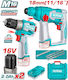 Total Industrial Cordless Rotary Hammer Screwdriver Set 16 V 2 X 2 Ah