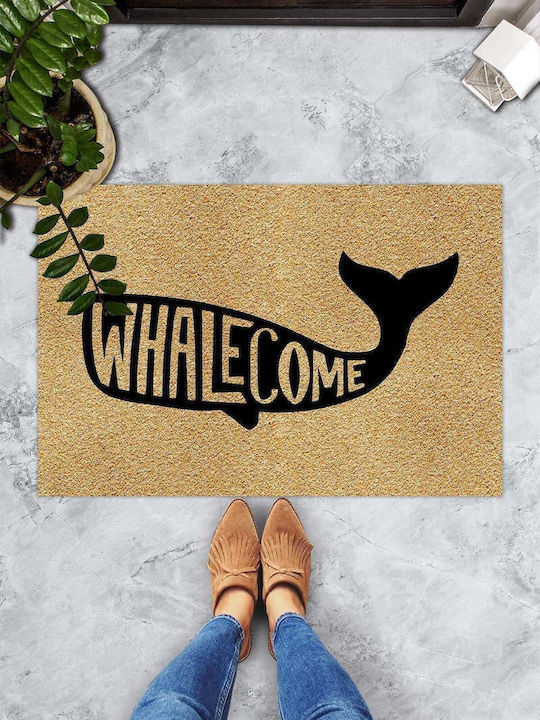 SteweHome Non-Slip Orange Doormat 70x45cm