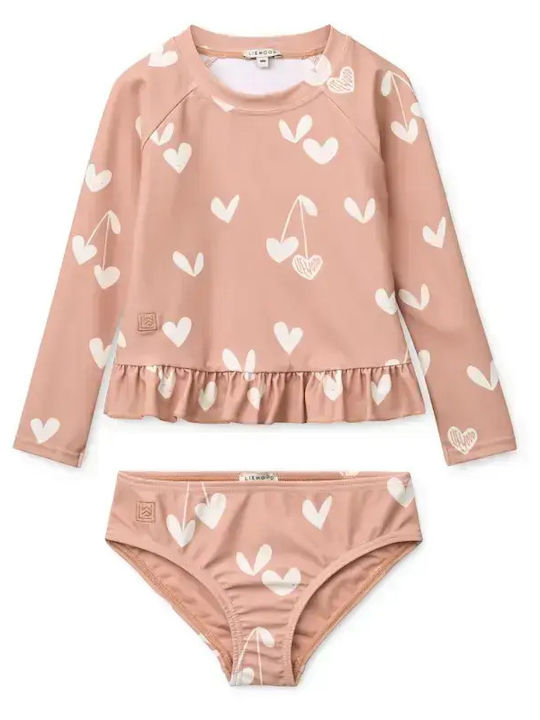 Liewood Sweethearts Kids Swimwear Set Pale Tuscany