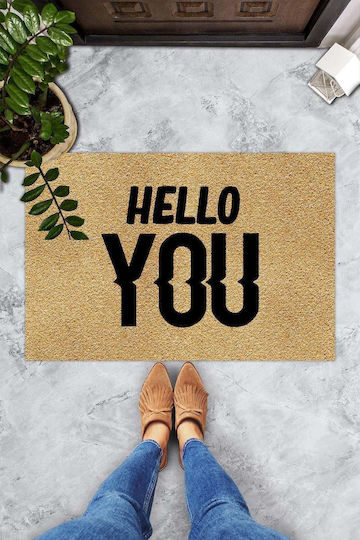 SteweHome Non-Slip Orange Doormat 70x45cm