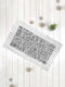 SteweHome Non-Slip Gray Doormat 45x70cm Thickness 10mm