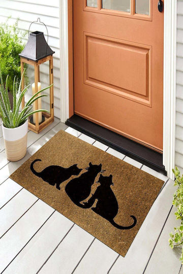 SteweHome Πατάκι Εισόδου Πορτοκαλί 70x45εκ. STE-029073-P29073 Πορτοκαλί