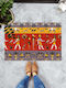 SteweHome Non-Slip Orange Doormat 70x45cm