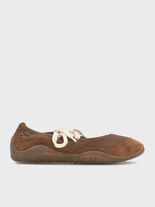 Inuikii Women's Ballerina Shoes in Brown Colour