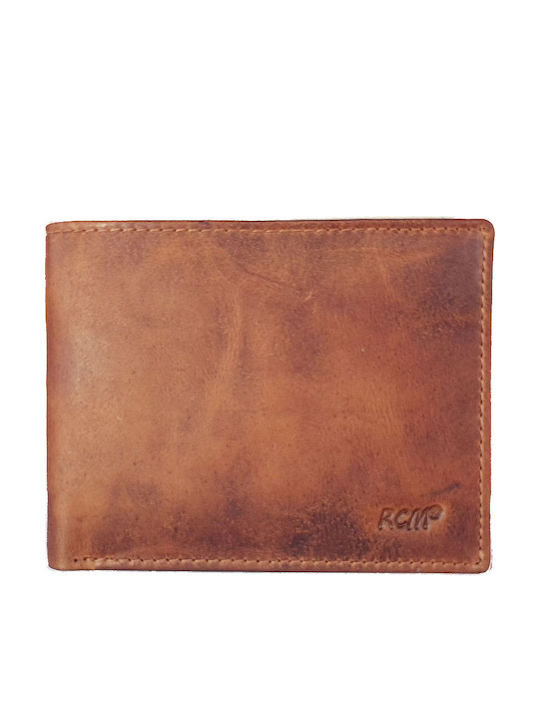 Herrenbrieftasche aus Leder mit RFID Tabac Braun