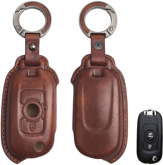 Leder Autoschlüssel Schutzhülle Opel 2 Tasten