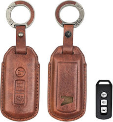 Leather Car Key Case Honda 3 Buttons