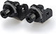Black Footrest Adapters Bmw R1300gs '23-'26 R1250gs '18-'24 S1000 Xr '15-'19 7246n Puig