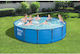 Bestway Schwimmbecken mit Metallic-Rahmen