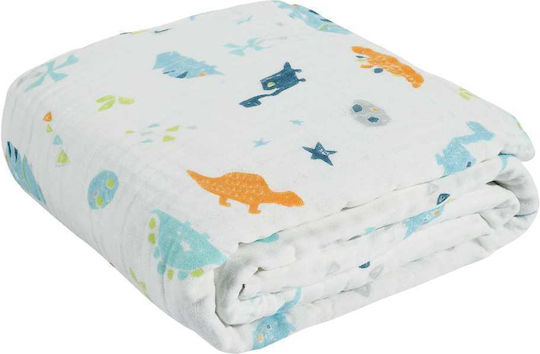 Das Home Babydecke Kinderbett Line Mehrfarbig 105x150cm