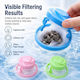 Wäschenetz Für Flusenfänger Filter Mesh Waschmaschine Wasch- und Bügelbedarf Blau