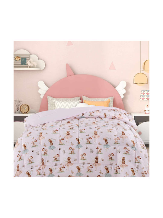 Astron Italy Kids Sherpa Comforter Single Fairy...