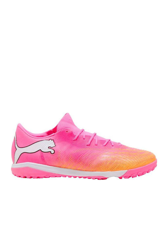 PUMA Future Football Shoes with Molded Cleats TT Pink