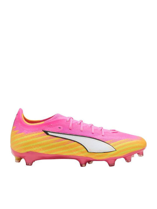 PUMA Ultra 6 Pro FG/AG Football Shoes with Cleats Pink