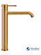Viospiral Tall Gold Mixing Sink Faucet