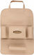 Auto-Aufbewahrungsorganisator Rücksitzbezüge Lederoptik 6 Taschen 60x40cm Beige