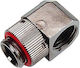 G1/4 Male To G1/4 Female Adapter 90° Swivel Nickel-plated