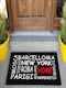 SteweHome Non-Slip Orange Doormat 70x45cm