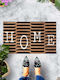 SteweHome Non-Slip Orange Doormat 70x45cm