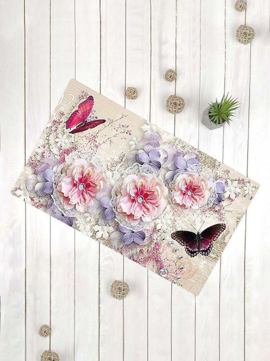 SteweHome Doormat Entrance Non-Slip Pink 70x45cm
