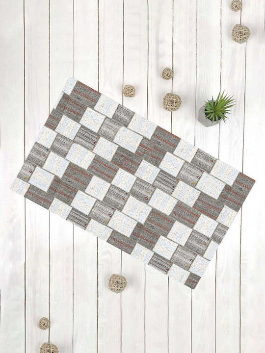 SteweHome Non-Slip Gray Doormat 70x45cm