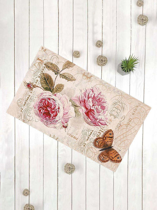 SteweHome Doormat Entry Non-Slip Pink 70x45cm