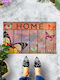 SteweHome Non-Slip Orange Doormat 70x45cm