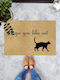 SteweHome Non-Slip Orange Doormat 70x45cm