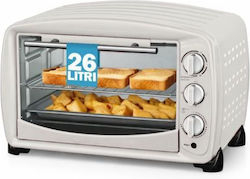 Akai Home Ηλεκτρικό Φουρνάκι 26lt Χωρίς Εστίες Μπεζ