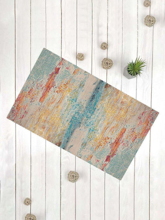 SteweHome Non-Slip Blue Doormat 70x45cm