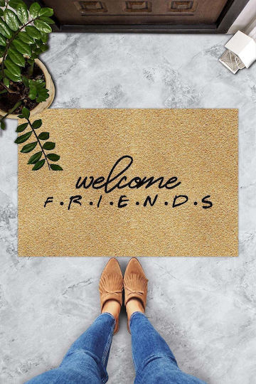 SteweHome Orange Entrance Doormat 70x45cm STE-029125-P29125 Orange