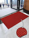 SteweHome Non-Slip Red Doormat 150x50cm