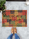 SteweHome Non-Slip Orange Doormat