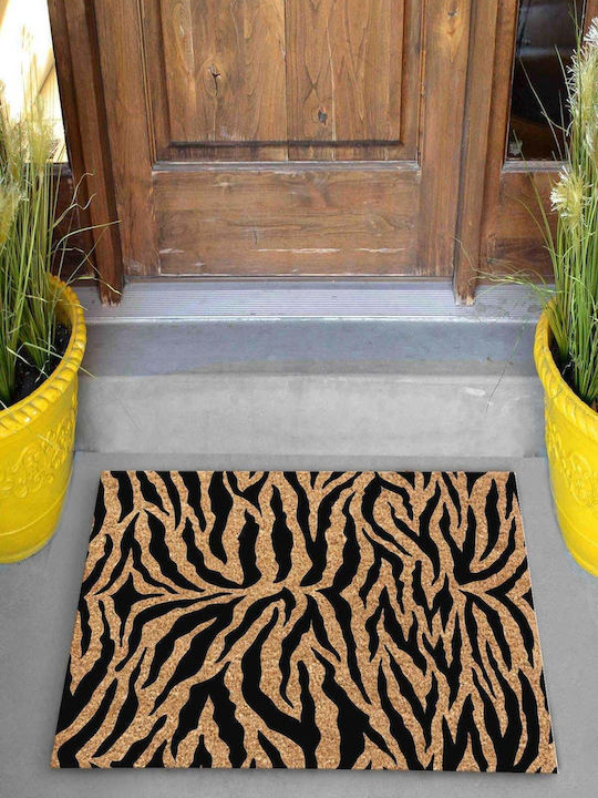 SteweHome Non-Slip Orange Doormat