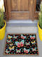 SteweHome Non-Slip Red Doormat