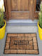SteweHome Non-Slip Orange Doormat