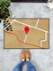 SteweHome Non-Slip Orange Doormat Thickness 15mm