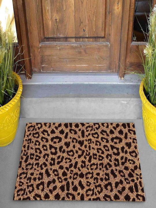 SteweHome Non-Slip Orange Doormat