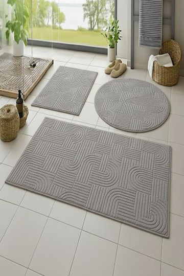 SteweHome Non-slip Rectangular Bohemian Living Room Rug 50x50cm