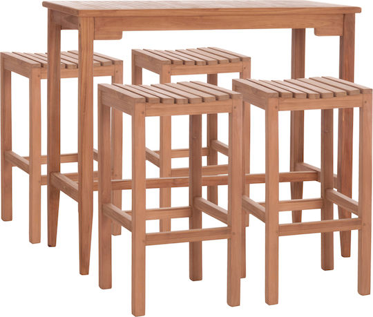Set Bar de Exterior Nikol 5 Piese Culoare Naturală