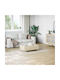 vidaXL Rectangular Shaggy Cream White Living Room Rug 120x183cm