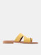 Women's Flat Sandals Yellow