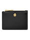 Leather Men's Card Wallet Black